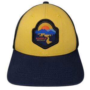 Scheels Great Falls MT Snapback Trucker Hat Multi One Size Adjustable Mesh Back